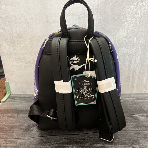 LoungeFly  The Nightmare Before Christmas Halloween Mini Backpack. Original main image 5